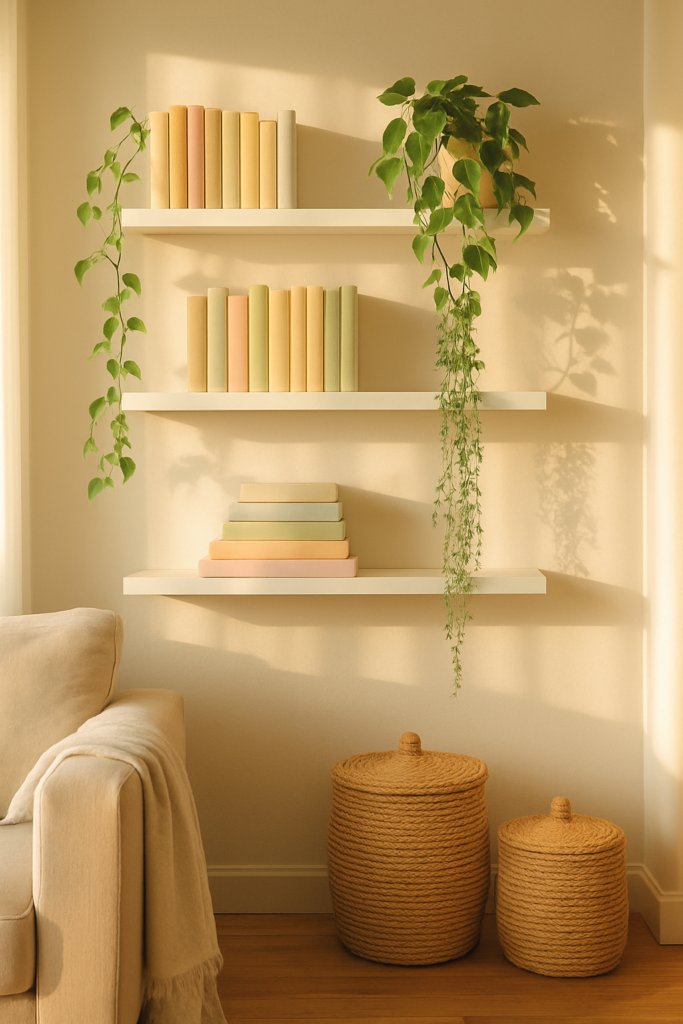 Floating Bookshelves