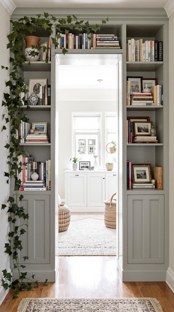 Bookshelf Around a Doorway