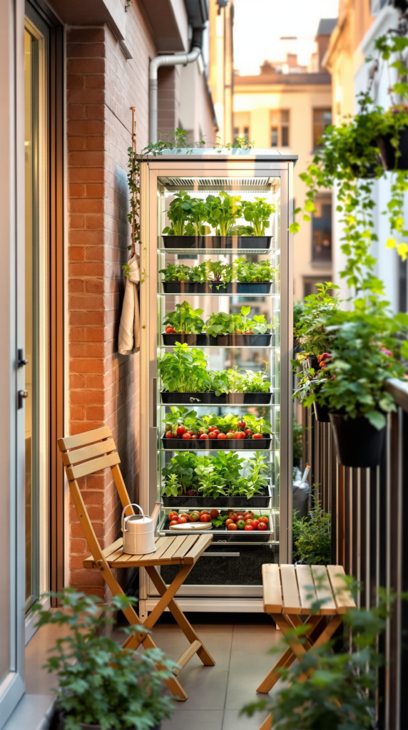 Compact Balcony Greenhouse