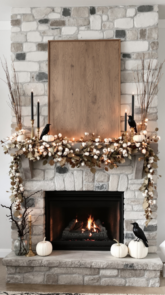 Farmhouse Fireplace Decor