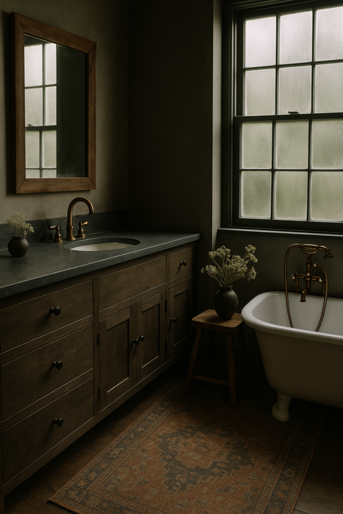 Moody Farmhouse Bath