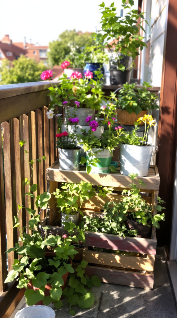 Repurposed Container Garden