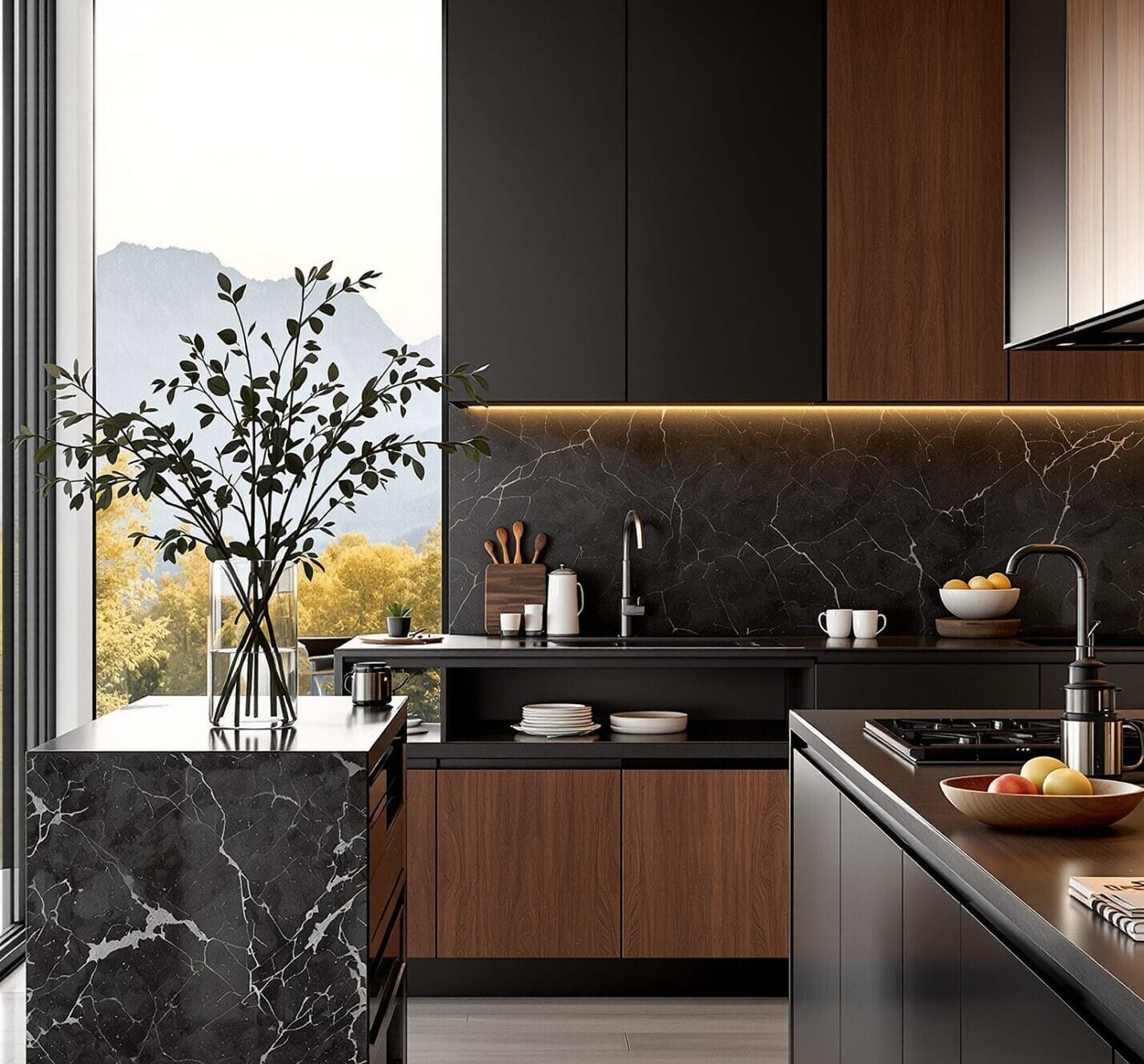 black and wood featured