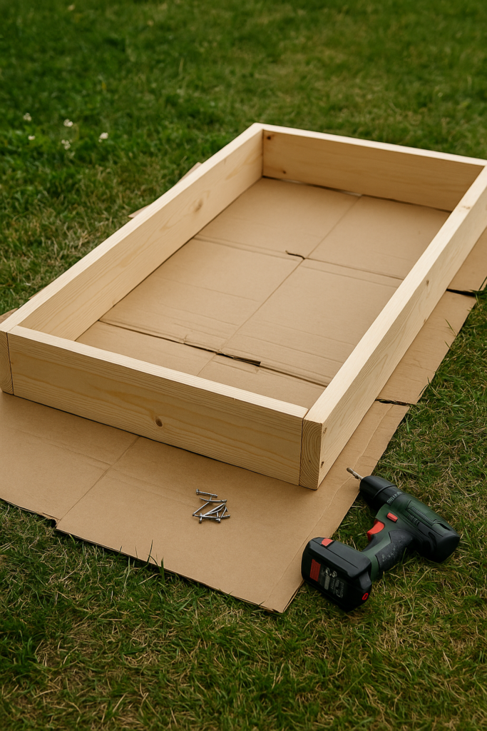 unfinished-wooden-raised-bed-frame