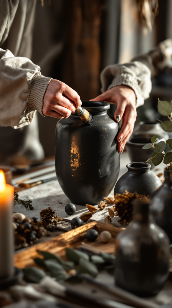 DIY Blackened Ceramic