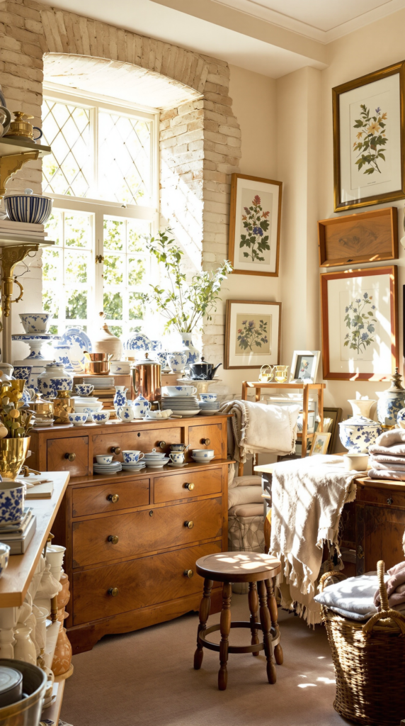small English antiques shop
