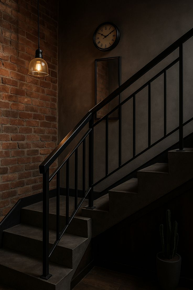 stair railing makeover featured