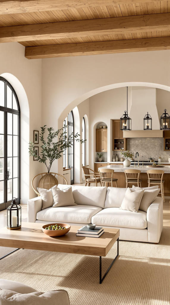 Modern Mediterranean Living Room