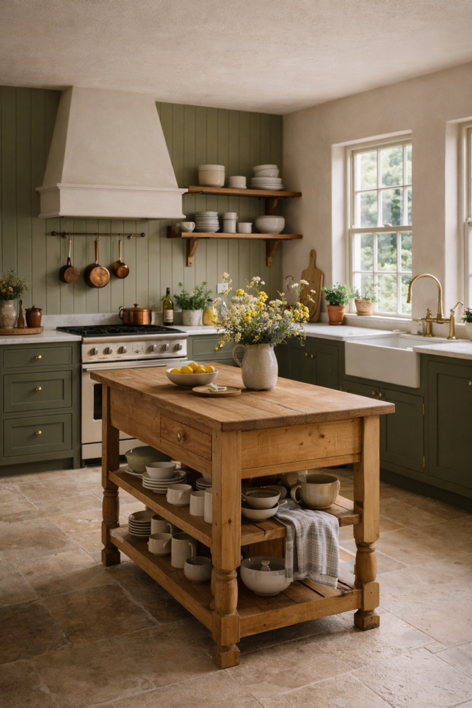 olive and moss