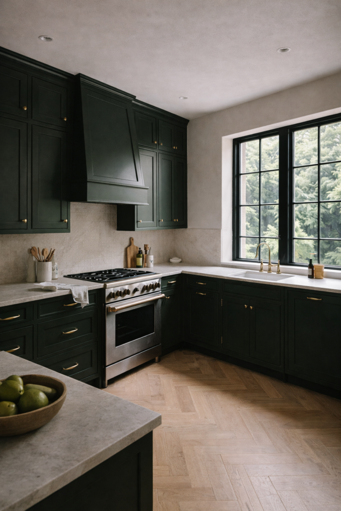 blackened green