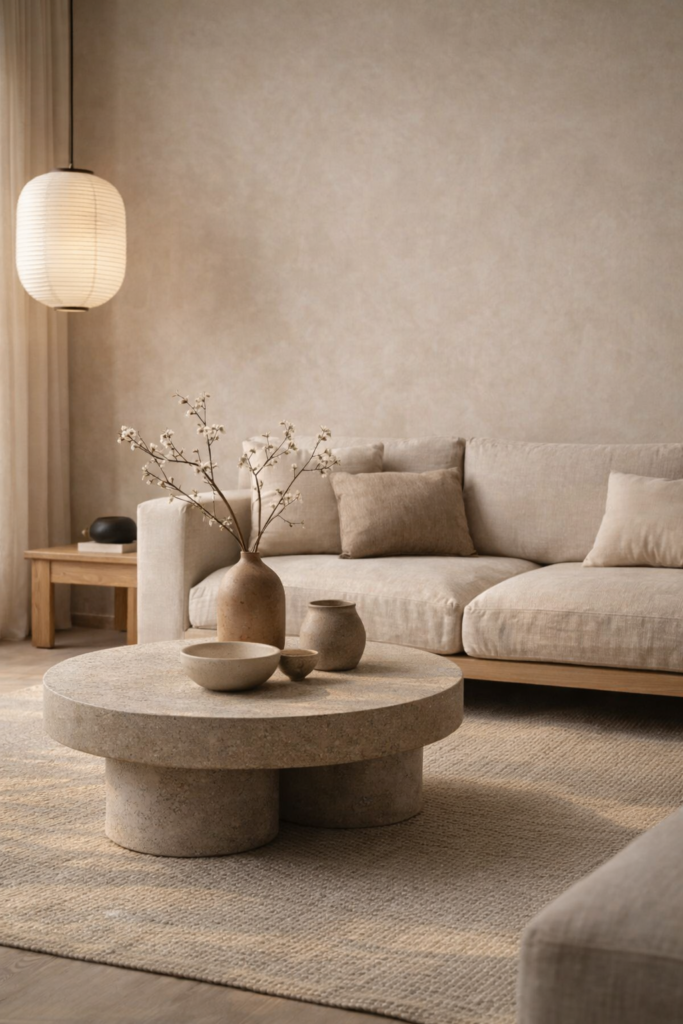 Textured Neutrals for Japandi Charm