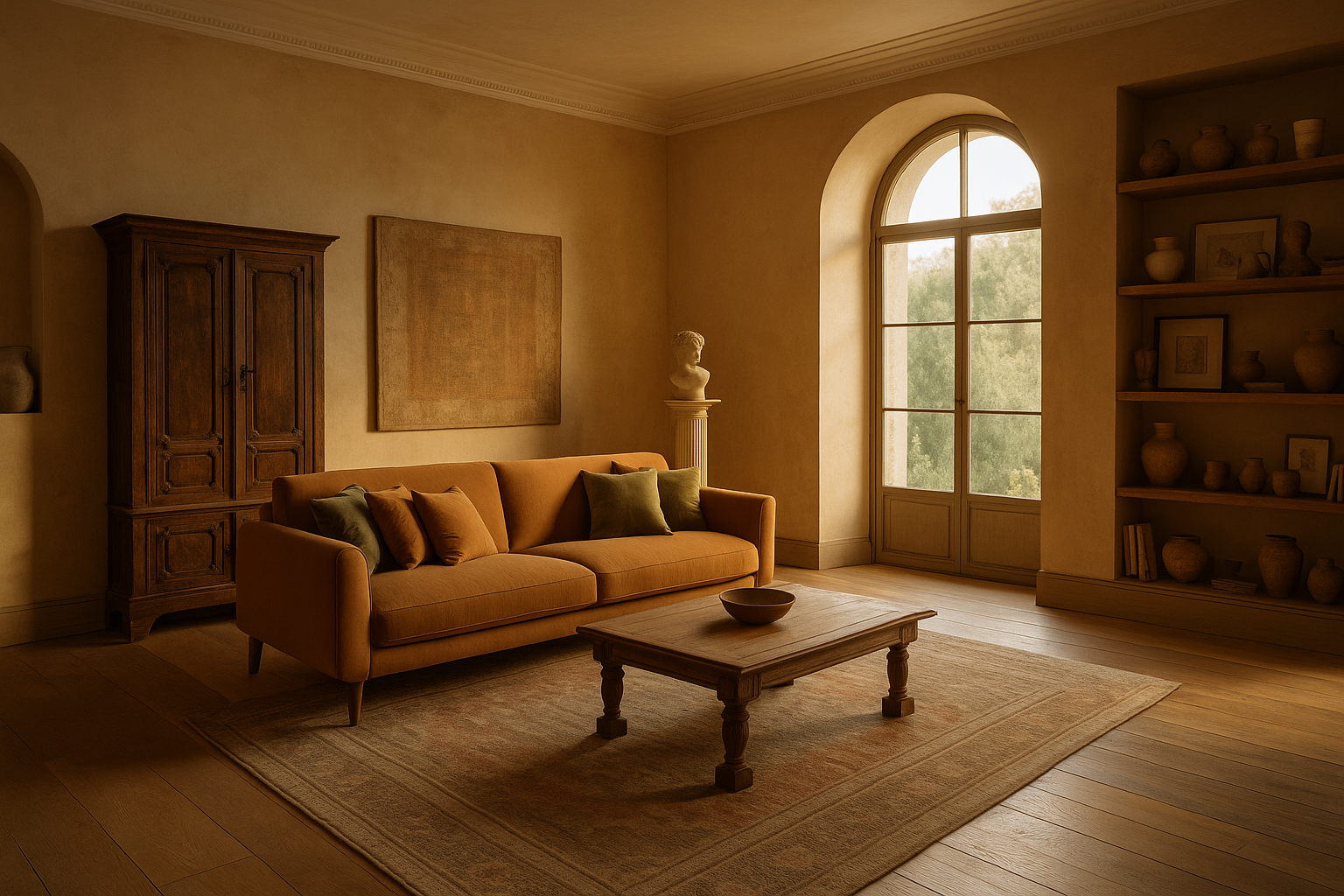 featured image old world living room