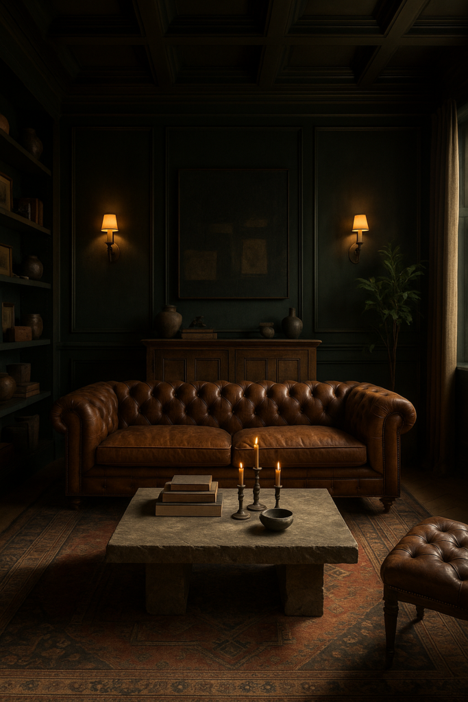 use art and objects for a lived in look